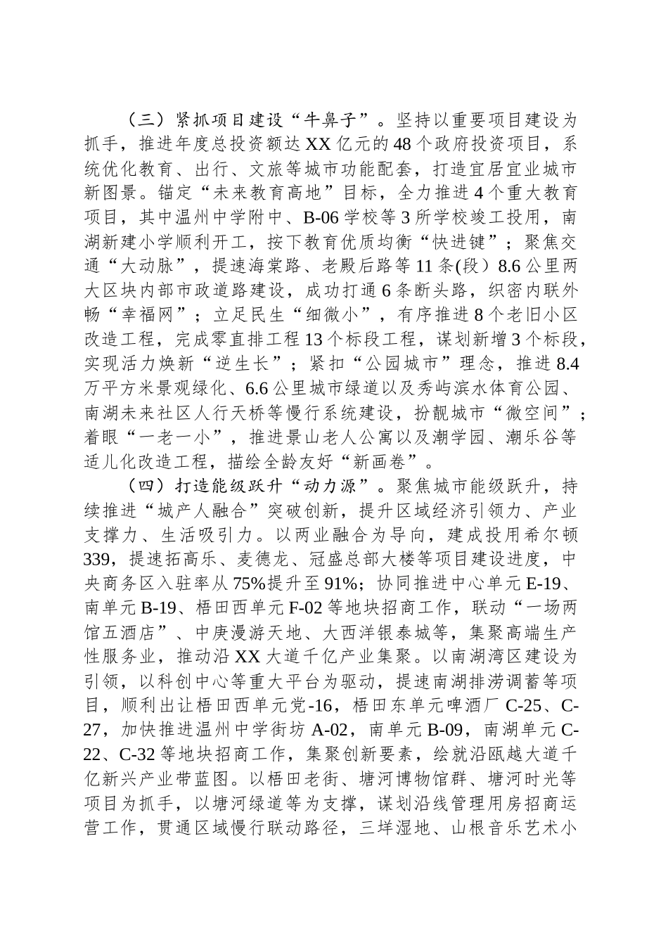 XX中心区建设中心2024年工作总结和2025年工作思路_第2页