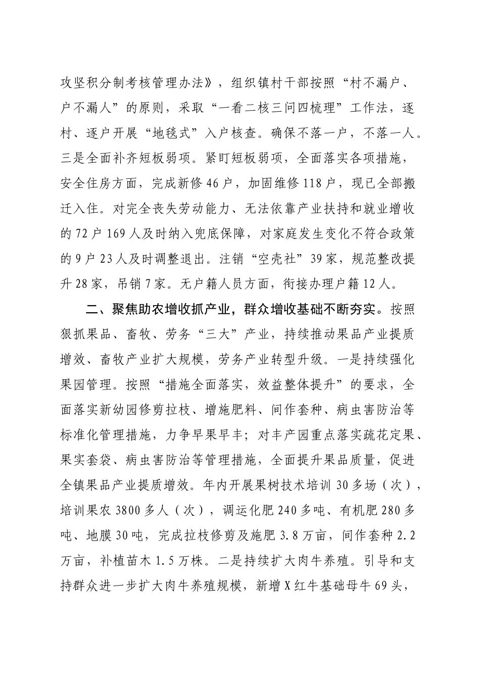 镇2024年政府工作报告（5387字）_第2页