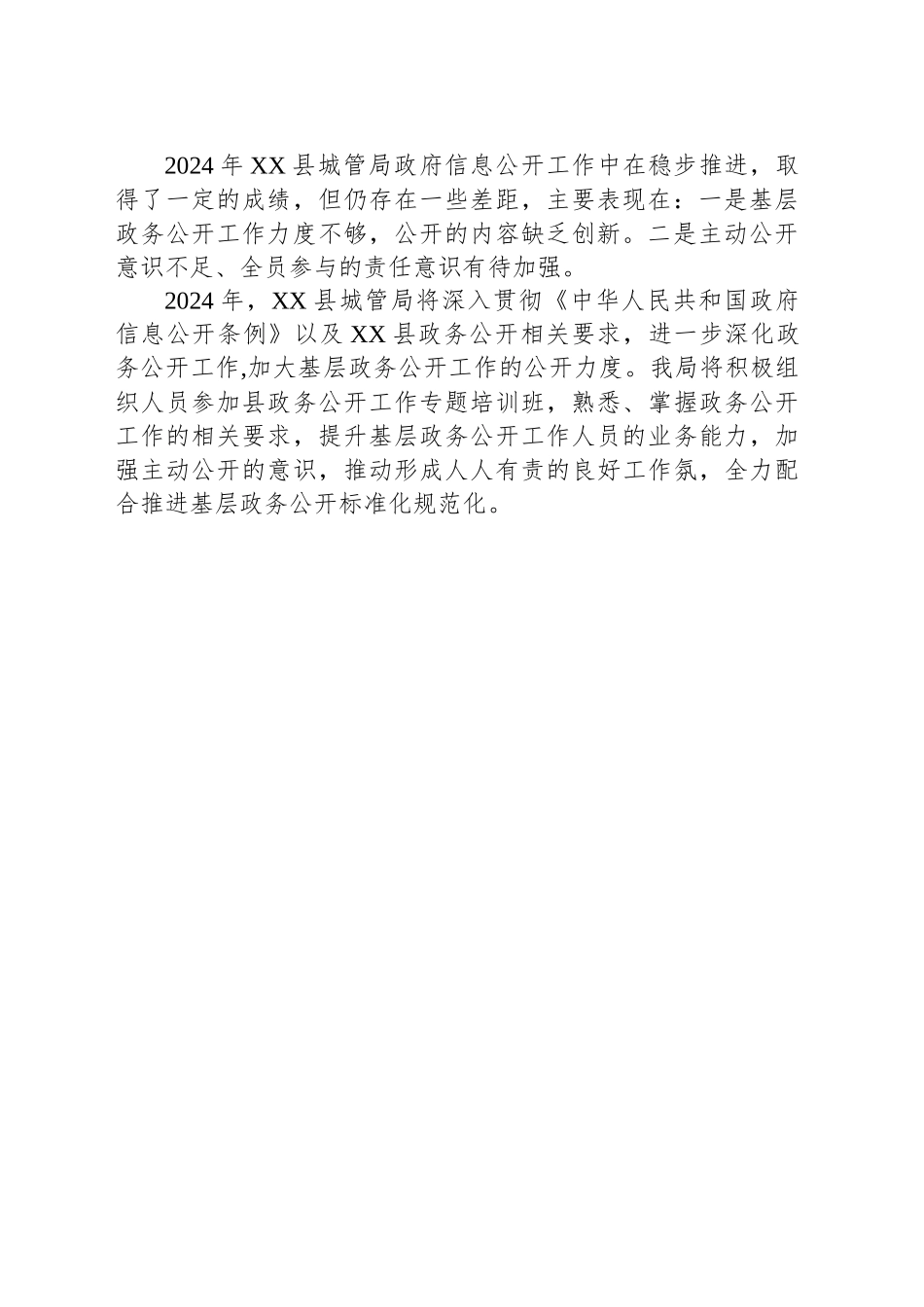县城管局2024年政务公开工作总结_第2页