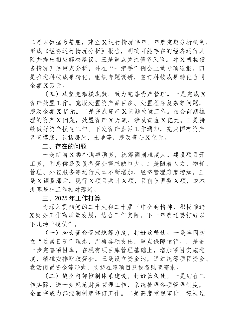 2024年财务工作总结_第2页