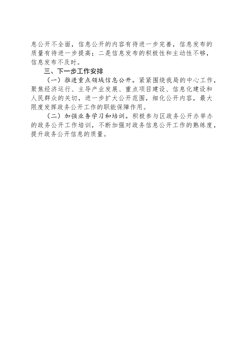 区工信局2024年度政务公开工作总结_第2页