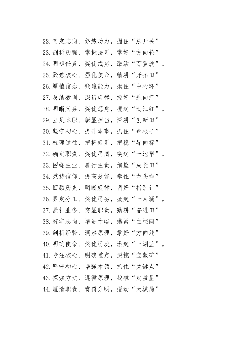 50组工作总结写作小标题20250115_第2页