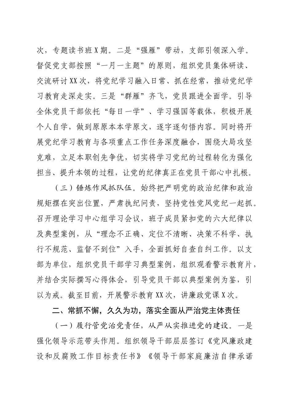 2024年党组书记述责述廉报告_第2页