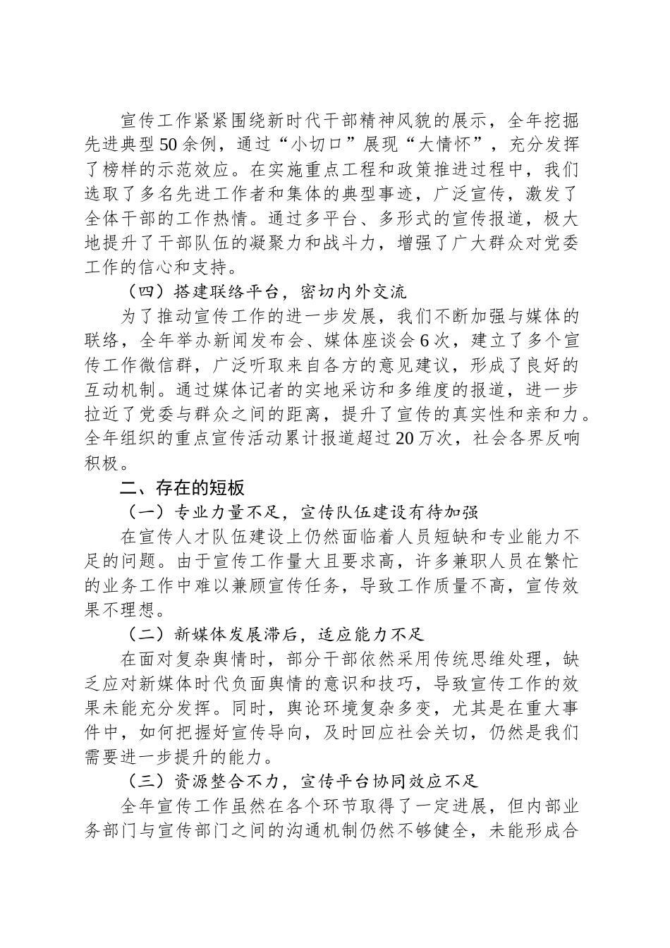2024年宣传工作年度工作总结_第2页
