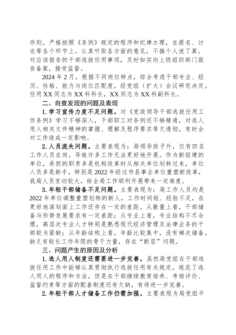 2024年选人用人工作专项报告_第2页