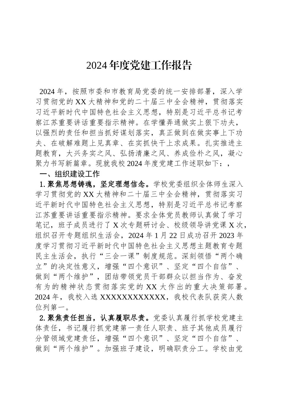 2024年度党建工作报告_第1页