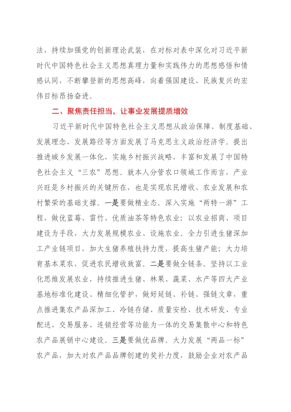 在理论中心组暨2024年度民主生活会学习研讨会上的发言_第2页