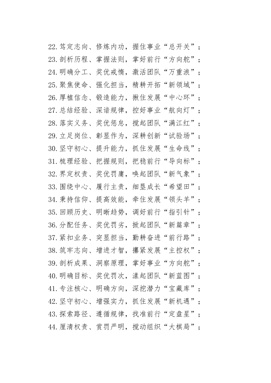 50组工作总结写作小标题20250219_第2页