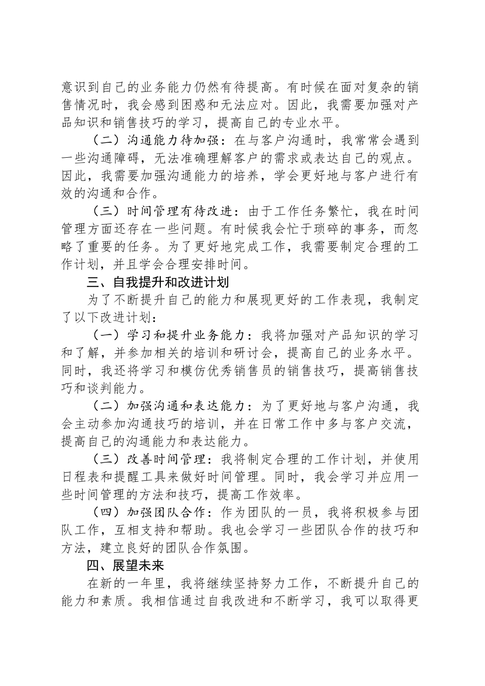 2024年公司业务员年终工作总结范文_第2页