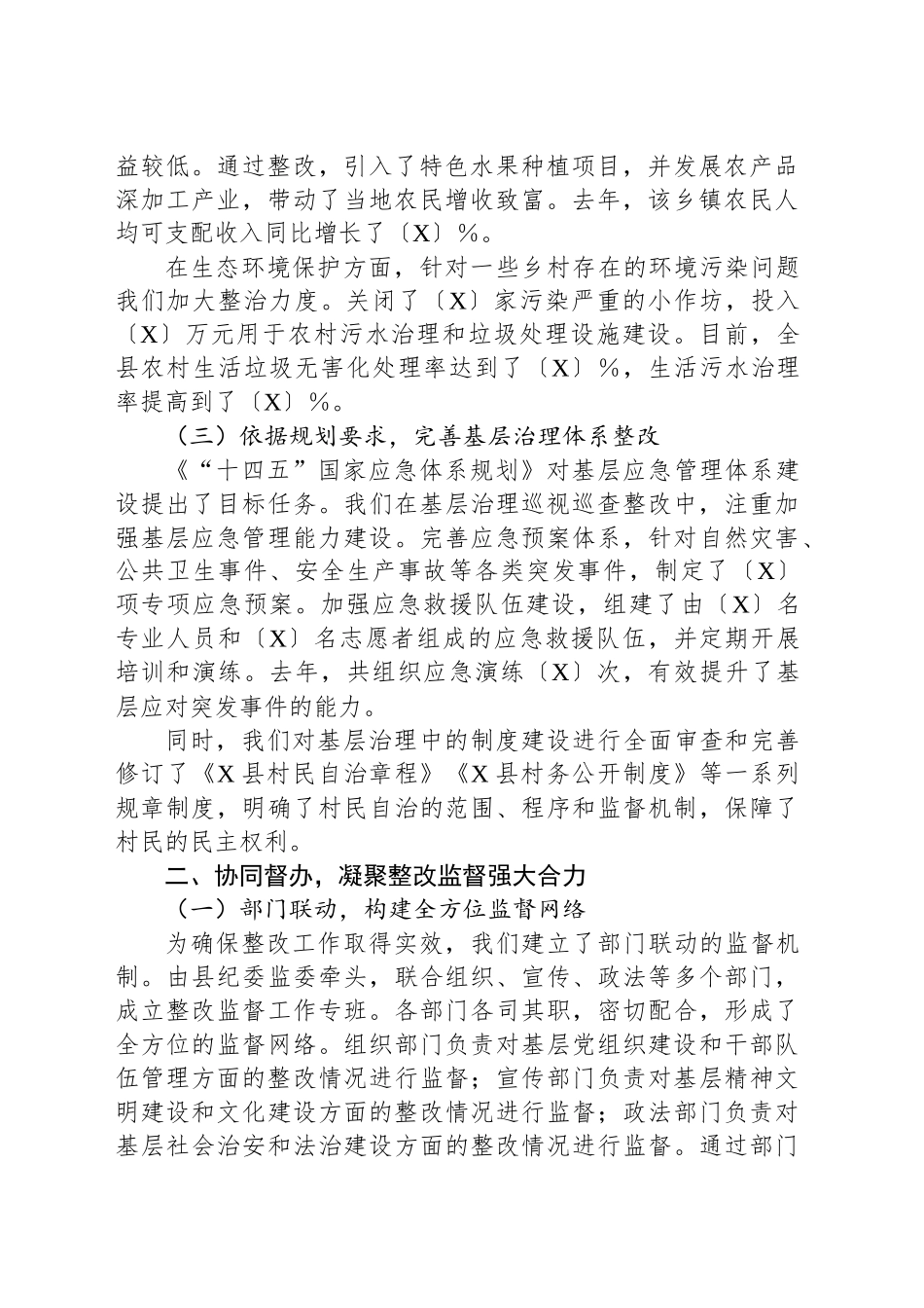在2025年上半年基层治理巡视巡查工作会议上的发言_第2页
