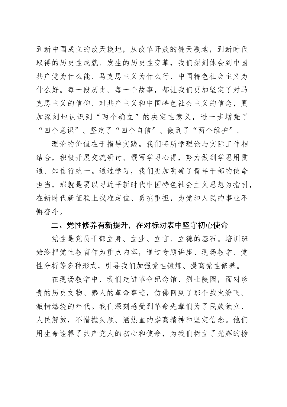 在青年干部培训班上的发言_第2页