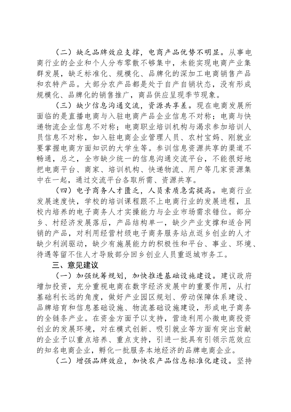全市电子商务发展情况调研报告_第2页