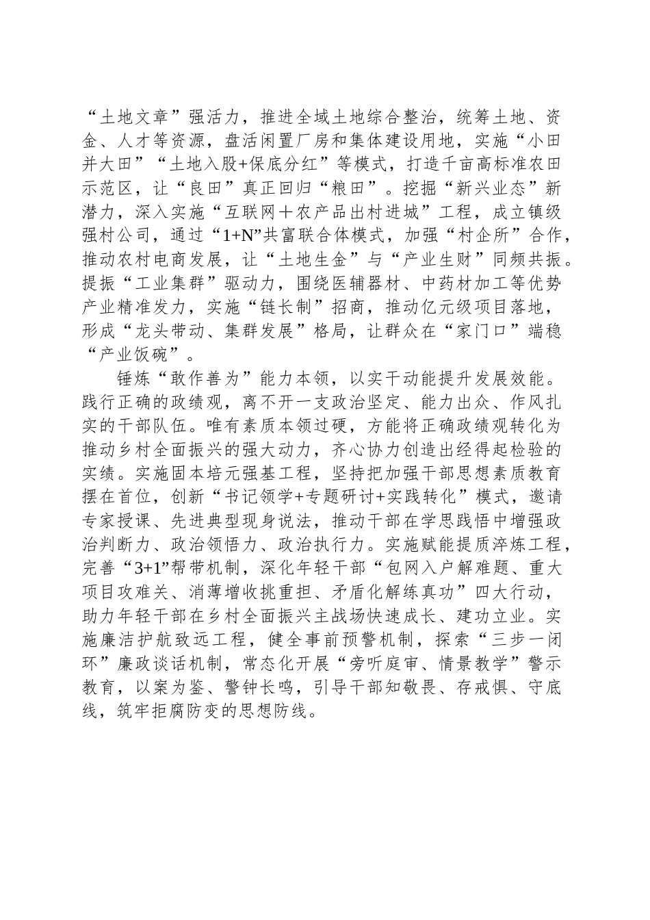 以正确政绩观为引领 绘就乡村全面振兴壮美画卷_第2页
