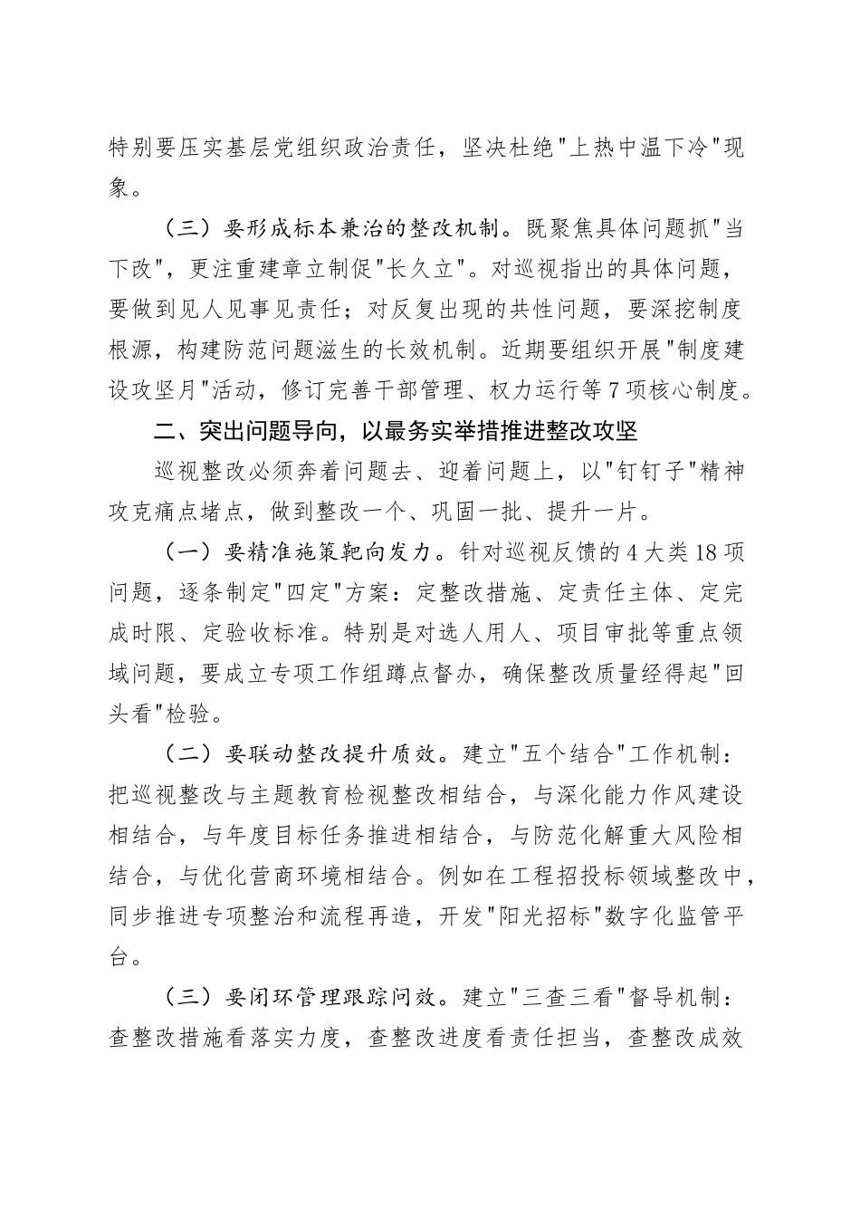 在巡视整改动员部署会议上的讲话_第2页