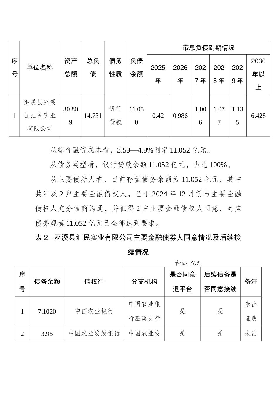 XX县汇民实业有限公司融资平台退平台债务风险管控及转型发展方案_第2页