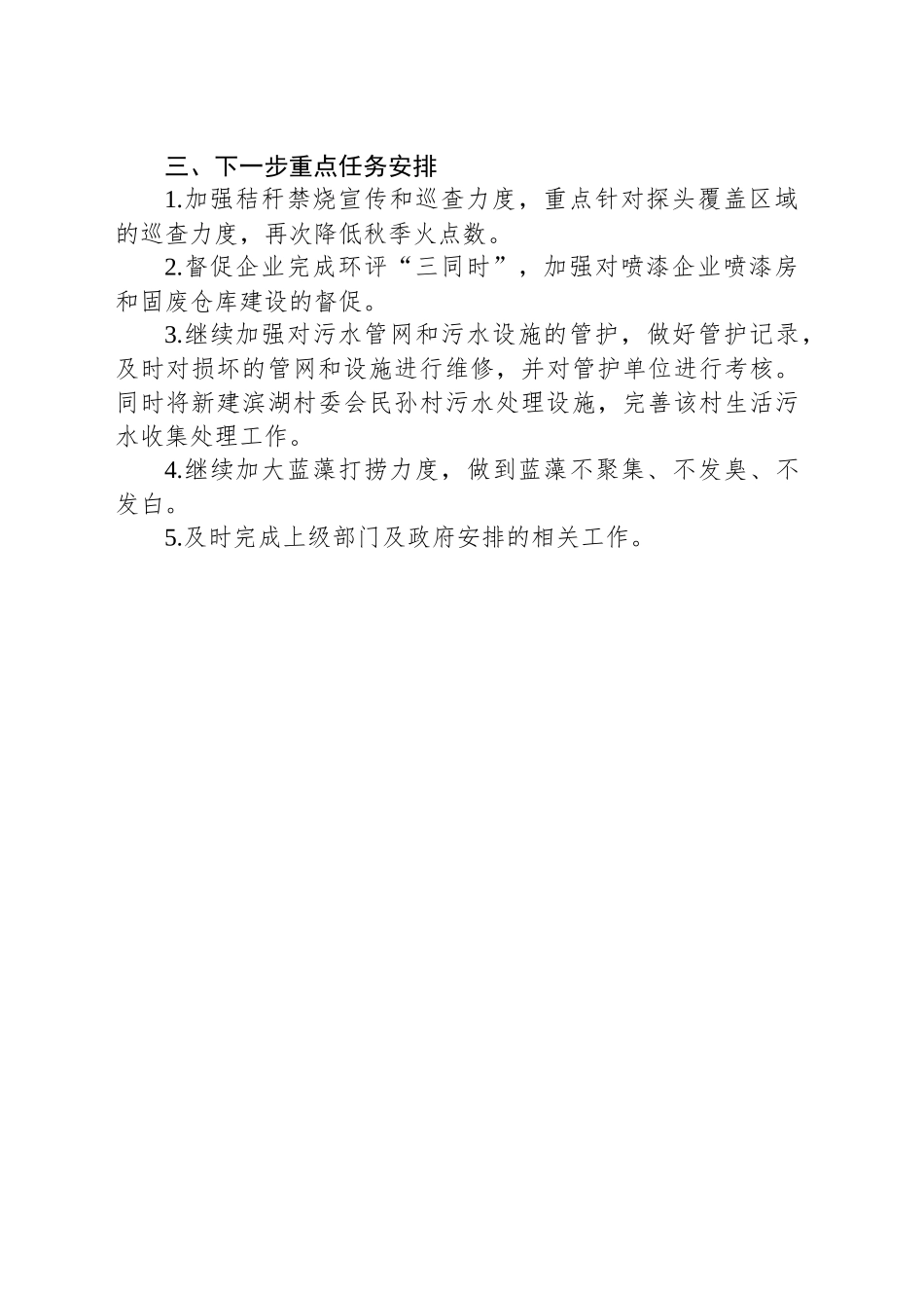 XX镇环保办2025年上半年工作汇报及下半年工作计划_第2页