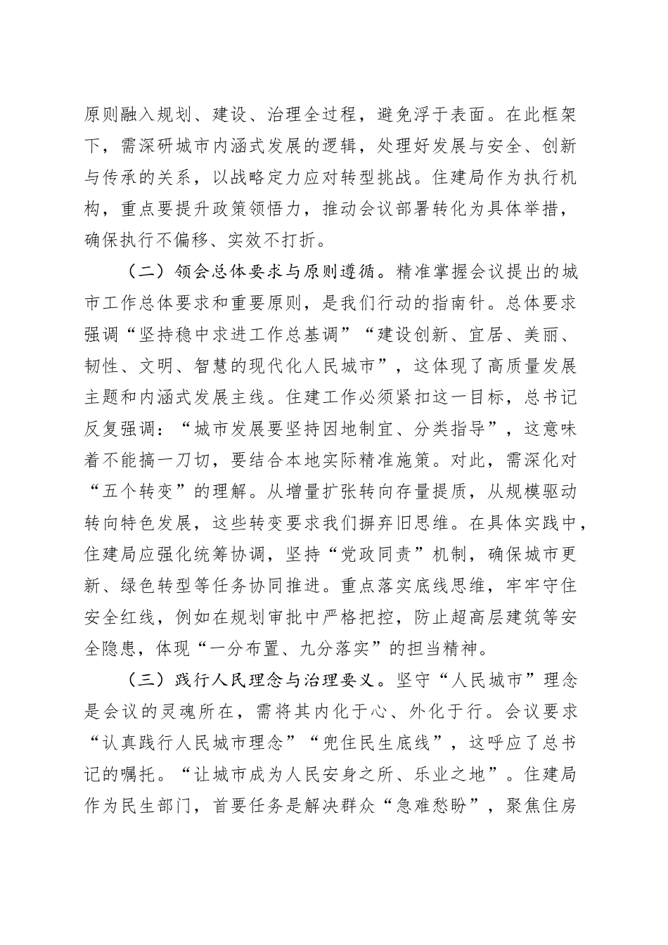 研讨发言：擎旗筑梦绘城市新篇，笃行实干促高质量发展_第2页