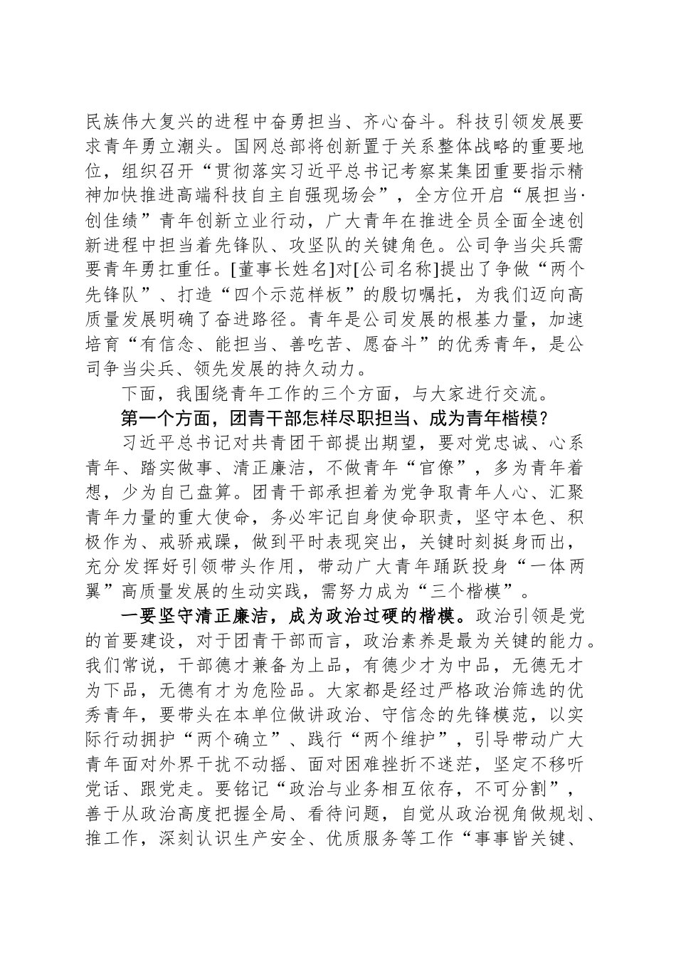 2025年团委干部座谈会上的发言_第2页