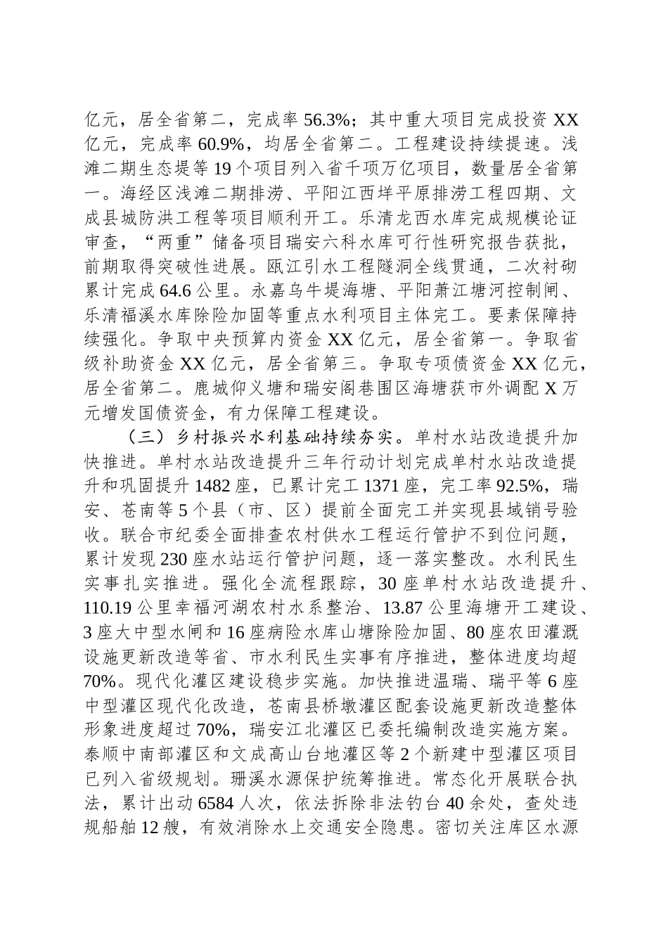 市水利局2025年上半年工作总结和下半年工作思路_第2页